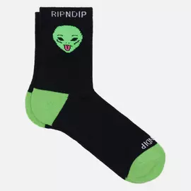 Носки RIPNDIP We Out Here Mid, цвет чёрный, размер 40-46 EU