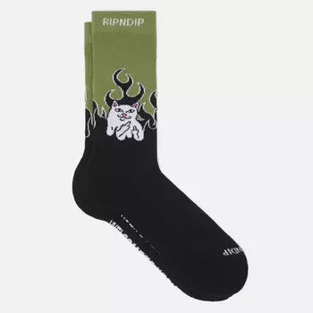 Носки RIPNDIP Welcome To Heck, цвет чёрный, размер 40-46 EU