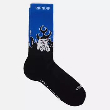 Носки RIPNDIP Welcome To Heck, цвет чёрный, размер 40-46 EU
