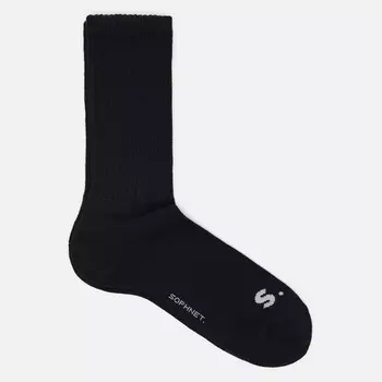 Носки SOPHNET. Loose Ribbed, цвет чёрный, размер 43-46 EU