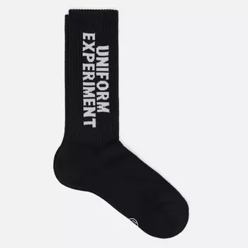 Носки uniform experiment Middle, цвет чёрный, размер 43-46 EU