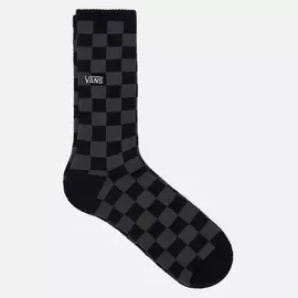Носки Vans Checkerboard Crew, цвет чёрный, размер 42.5-47 EU