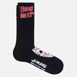 Носки Vans x Horror Friday The 13th, цвет чёрный, размер 38.5-42 EU