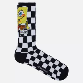 Носки Vans x SpongeBob SquarePants Crew, цвет комбинированный, размер 38.5-42 EU
