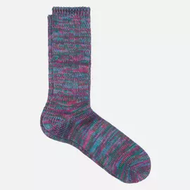 Носки Anonymous Ism 5 Color Mix Crew Thick, цвет фиолетовый, размер 44-46 EU
