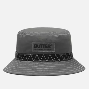 Панама Butter Goods Terrain Contrast Stitch, цвет оливковый