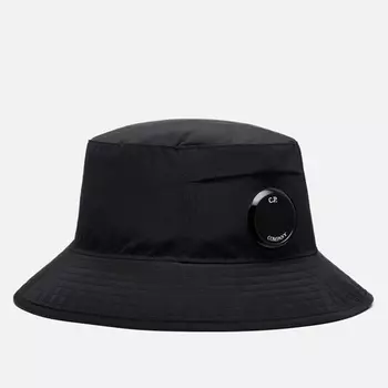 Панама C.P. Company Chrome-R Garment Dyed, цвет чёрный, размер M