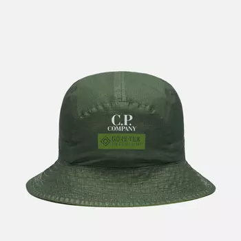 Панама C.P. Company Gore-G Type Logo, цвет зелёный