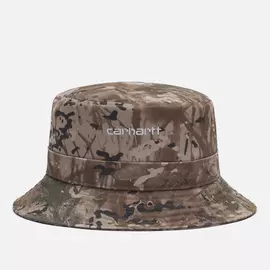 Панама Carhartt WIP Script Bucket 7.7 Oz, цвет камуфляжный, размер S-M