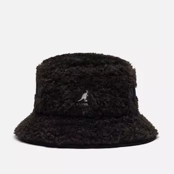Панама Kangol Faux Shearling Utility, цвет чёрный, размер M