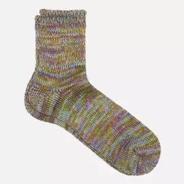 Носки Anonymous Ism 5 Color Mix Quarter Thick, цвет оливковый, размер 44-46 EU