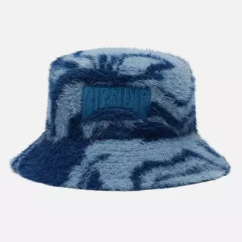 Панама RIPNDIP Psychedelic Faux Mohair, цвет синий