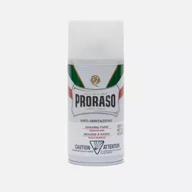 Пена для бритья Proraso Anti-irritashion Large, цвет белый