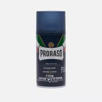 Пена для бритья Proraso Shaving Protective Vitamin E/Aloe Vera, цвет синий