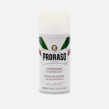 Пена для бритья Proraso Shaving Sensitive Green Tea & Oatmeal, цвет белый