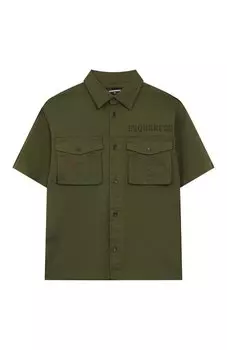 Хлопковая рубашка Dsquared2