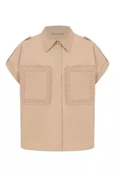 Хлопковая рубашка Elie Saab