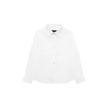 Хлопковая рубашка Emporio Armani