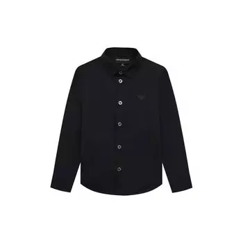 Хлопковая рубашка Emporio Armani