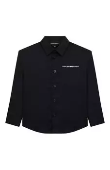 Хлопковая рубашка Emporio Armani