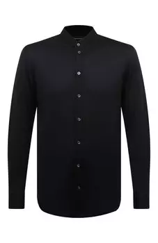 Хлопковая рубашка Emporio Armani