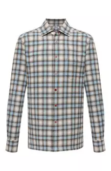 Хлопковая рубашка Kiton