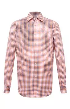 Хлопковая рубашка Kiton