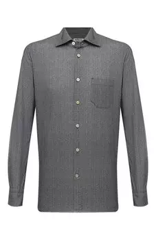 Хлопковая рубашка Kiton