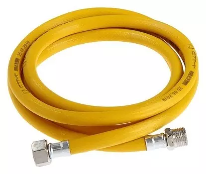 Подводка для газа "Стм", пвх, внутренняя/наружная резьба 1/2", 250 см