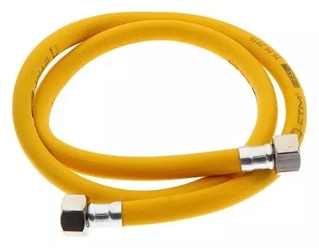 Подводка для газа "Стм", пвх, внутренняя/внутренняя резьба 1/2", 120 см