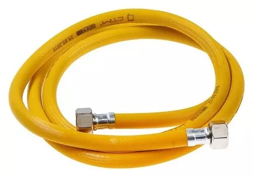 Подводка для газа "Стм", пвх, внутренняя/внутренняя резьба 1/2", 200 см