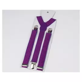 Подтяжки взрослые, ширина 2,5 см, цвет фиолетовый