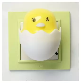Ночник LED "Цыплёнок в яйце" 6,5х6х6 см