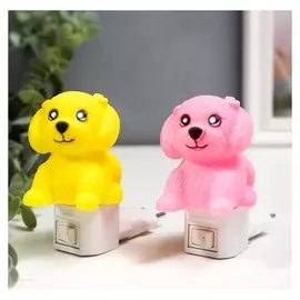 Ночник "Собачка" LED 5,5х9х10 см
