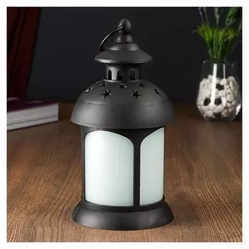Ночники 48126 LED батарейки 3хааа черный 12х12х29 см