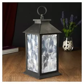 Ночники 48130 LED батарейки 3хааа черный 14х14х34 см