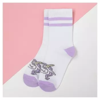 Носки детские Kaftan "Caticorn" р-р 16-18, белый