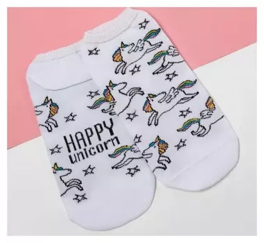 Носки женские укороченные Kaftan "Unicorn" р. 36-39 (23-25 см)