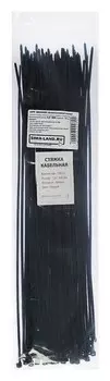 Нейлоновый хомут 3,6х400 черный, 100 шт.