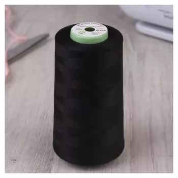 Нитки 40/2, 3100 м, цвет чёрный №1325