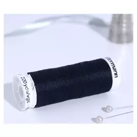 Нитки Sew-all, 200 м, цвет тёмно-чернильно-синий