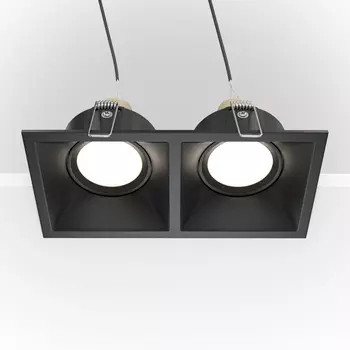 Встраиваемый светильник Dot GU10 2x50Вт DL029-2-02B