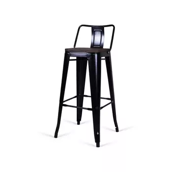 Стул барный tolix little café (desondo) черный 42x93x42 см.