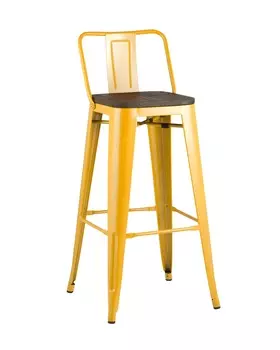 Стул барный tolix wood (stoolgroup) желтый 43x97x43 см.