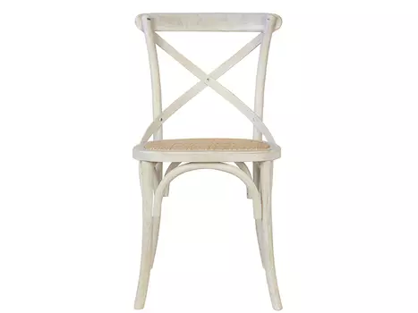 Стул cross back (mak-interior) белый 45x89x50 см.