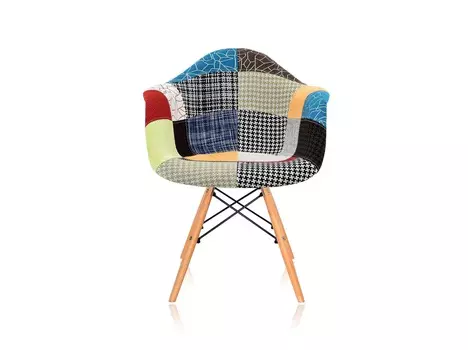 Стул daw patchwork (stoolgroup) мультиколор 64x83x60 см.