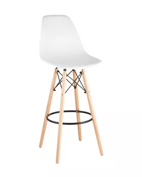Стул dsw барный (stoolgroup) белый 46x120x54 см.