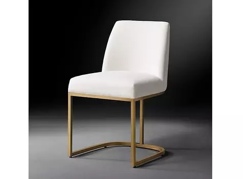 Стул emery curved-back burnished (idealbeds) белый 46x81x56 см.