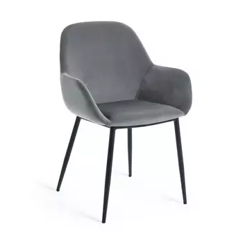 Стул konna (la forma) серый 59x83x55 см.