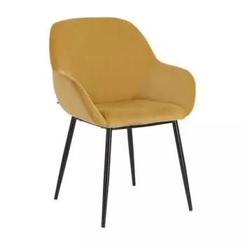 Стул konna (la forma) желтый 59x83x55 см.